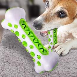 Игрушка для собак Tooth Brush Dog, резиновая косточка для чистки зубов, Зеленая (205)