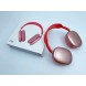 Бездротові навушники AirMax P9, 400 мА/год з підтримкою картки пам'яті, Aux підключенням, Рожевий (626)