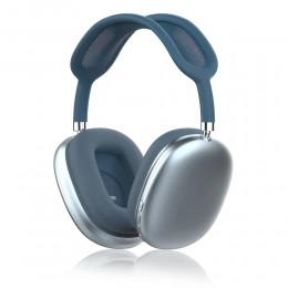 Бездротові навушники AirMax P9, 400 мА/год з підтримкою картки пам'яті, Aux підключенням, Блакитний (626)