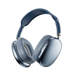 Бездротові навушники AirMax P9, 400 мА/год з підтримкою картки пам'яті, Aux підключенням, Блакитний (626)
