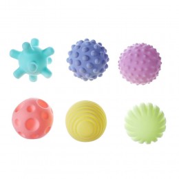 Сенсорні тактичні м'ячики Soft Balls 7755 масажні кульки різної текстури (I24)