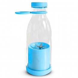 Беспроводной портативный блендер-бутылка Fresh Juice Blender 420 мл, Голубой (205)