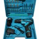 Акумуляторний шуруповерт MT6012-C011B 12v 2Ah з набором інструментів, Синій (2487)
