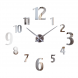 Великий настінний 3D годинник з об'ємними цифрами ZH1725 120 см Сірий (205)