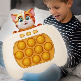 Електронна приставка консоль,поп іт іграшка-антистрес Quick Push Puzzle Game Fast №208A Кіт