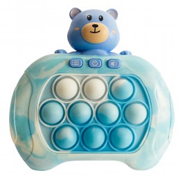 Електронна приставка консоль, іграшка-антистрес Quick Push Puzzle Game Fast №220A-2, Синій (577)