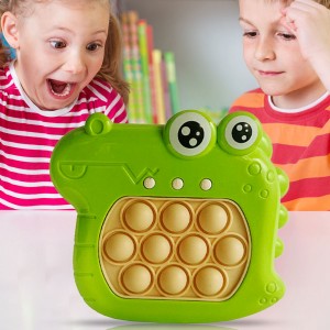 Електронна приставка консоль, іграшка-антистрес Quick Push Puzzle Game Fast №DD1808-555, Зелений (577)