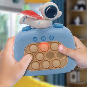 Електронна приставка консоль, іграшка-антистрес Quick Push Puzzle Game Fast №DD1808-222, Блакитний (577)