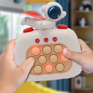 Электронная приставка консоль, игрушка-антистресс Quick Push Puzzle Game Fast №DD1808-222, Белый (577)