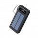 УМБ PowerBank XGB037 с солнечной батареей на 10 000 mАh, Черный (H-2)
