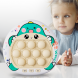 Детская электронная приставка Pop It Игрушка Антистресс Quick Push Puzzle Game Fast №DD1808-333C Бело-зеленый (577)