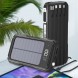 УМБ Power Bank ViaKing 20000 mAh, сонячна панель, Чорний (H-6)