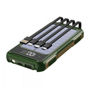 УМБ Power Bank ViaKing 20000 mAh, солнечная панель, Зеленый (H-6) УМБ Power Bank ViaKing 20000 mAh, солнечная панель, Зеленый (H-6)