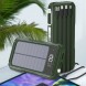 УМБ Power Bank ViaKing 20000 mAh, сонячна панель, Зелений (H-6)