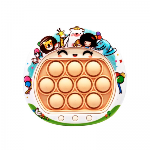Детская электронная приставка Pop It Игрушка Антистресс Quick Push Puzzle Game Fast №DD1808-333C Разноцветный (577)