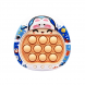 Дитяча електронна приставка Pop It Іграшка Антистрес Quick Push Puzzle Game Fast №DD1808-333C Блакитний з зайчиком (577)