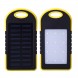 УМБ Портативный аккумулятор Power bank на солнечной батарее с LED-фонарем, 5000 mhA, Желтый (H-11)