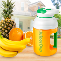 Портативна пляшка-блендер 420 мл для соку та смузі JuiceCup AND362 Зелений (205)