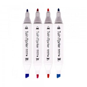 Набір скетч-маркерів WOW SketchMarker Twin для малювання двосторонні PCS 36 шт + футляр (237)
