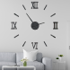 Великий настінний годинник DIY Clock ZH173720 Black, Чорний