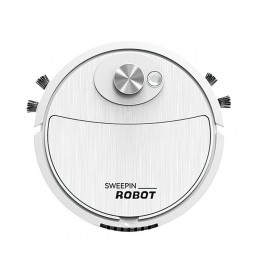 Робот-пилосос SWEEPING ROBOT 521-2345 3в1, Білий (205)