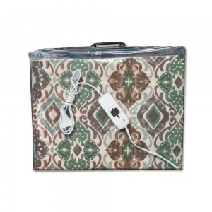 Турецьке байкове електропростирадло Palmiye (12) двоспальне 120х160 см, Коричневий