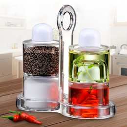 Набір ємностей для зберігання олії, оцту, перцю та солі, Spice Jar. O.V.S.P. Stack Dispenser Set B13-52 (626)