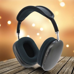 Бездротові повнорозмірні навушники AirMax P9 PRO, 400 мА/год, Bluetooth, MP3-плеєр, FM радіо, AUX, мікрофон, microSD, Чорний