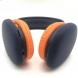 Беспроводные полноразмерные наушники AirMax P9 PRO, 400 мА/ч, Bluetooth, MP3-плеер, FM радио, AUX, микрофон, microSD, Сине-оранжевые
