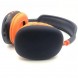 Бездротові повнорозмірні навушники AirMax P9 PRO, 400 мА/год, Bluetooth, MP3-плеєр, FM радіо, AUX, мікрофон, microSD, Синьо-помаранчеві