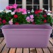 Вазон для квітів балконний "Глорія" 60х18 см, 12 л, Фіолетовий (2469)