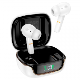 Бездротова гарнітура Bluetooth навушники HOCO EW18 True Білі