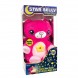 Детская плюшевая игрушка ночник-проектор звёздного неба Star Bellу Dream Lites Puppy Мишка, Розовый (В)