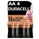 Батарейки пальчиковые Alkaline Duracell 1,5 V АA LR6/MN1500, 4 шт.