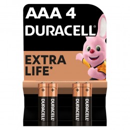 Батарейки Duracell Alkaline AAA (LR03) MN2400, 4 шт