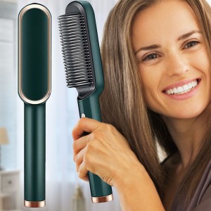 Гребінець випрямляч для волосся HQT 909 B, Зелений Гребінець випрямляч для волосся HQT 909 B, Зелений