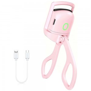 Електричний USB-затискач для завивання вій, Рожевий (205)