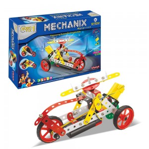 Металлический конструктор ROBOTIX 01018 №1 с электромотором, 114 элм./8 моделей (SB)