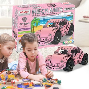 Металлический конструктор MECHANIX "Авто Карла" развивающий, 305 элм. (SB)