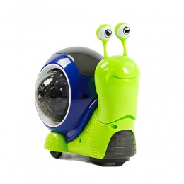 Музична іграшка Равлик Павлик з 3D проектором, українська мова, Зелений (HA-126)