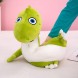 Мягкая игрушка-подушка Дракончик с пледом динозаврик, Зеленый (HA-7)