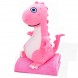 М'яка іграшка-подушка Дракончик з пледом динозаврик, Рожевий (HA-7)