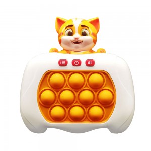 Електронна приставка-антистрес Pop It Quick Push Puzzle Game Fast №208В-2 Кіт (KN)