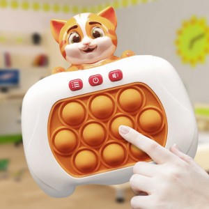 Електронна приставка-антистрес Pop It Quick Push Puzzle Game Fast №208В-2 Кіт (KN)