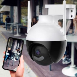 Уличная камера видеонаблюдения IP CAMERA Ap Ezviz QF300 поворотная на 360, 6 МП, WiFi, с блоком питания (205)