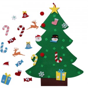 Дитячий святковий декор Фетрова ялинка 95*70 см Softy Tree, набір з 21 іграшки на липучці (HA-79) Дитячий святковий декор Фетрова ялинка 95*70 см Softy Tree, набір з 21 іграшки на липучці (HA-79)
