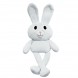 М'яка іграшка-обіймашка Зайчик 60 см, Білий (HA-5)