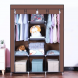 Складной тканевый шкаф Storage Wardrobe 28130, Коричневый