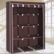 Складной тканевый шкаф Storage Wardrobe 28130, Коричневый