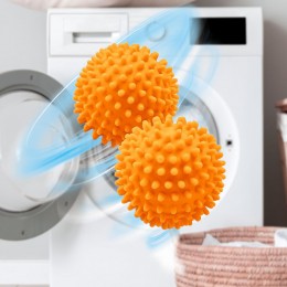 Шарики для стирки белья Ansell Dryer balls 2 шт., Оранжевый